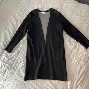 Time and Tru Black Duster Cardigan Size Small